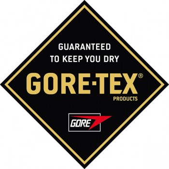 Das Garantieversprechen von W.L. Gore kennzeichnet alle Gore-Tex-Produkte.