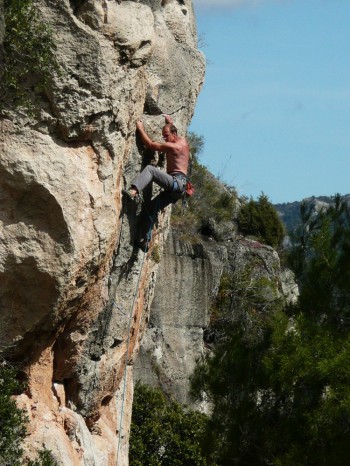 Siurana Klettern, Foto: A. Grusser