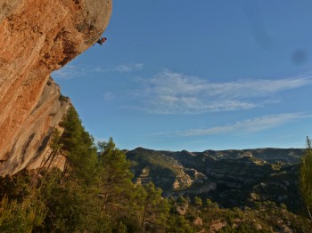 Margalef Klettern, Foto: A. Grusser