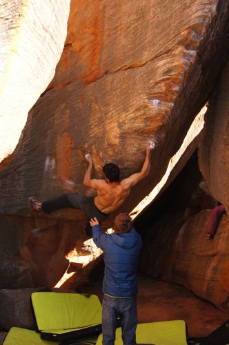 Rocklands Bouldern Foto: Heli Kotter / Dillinger