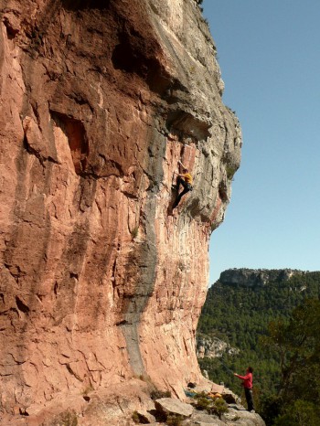 Siurana Klettern, Foto: A. Grusser