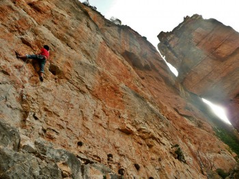 Siurana Klettern, Foto: A. Grusser