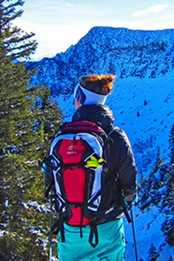Im Deuter Freeride Pro 28 SL findet alles seinen Platz. | Foto: Anna Widmesser