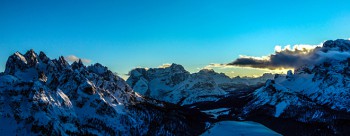 Dolomiten-Panorama vom Feinsten. | Foto: Thomas Plank