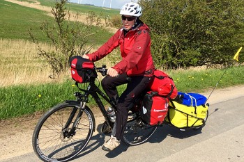 "Fahren wir heute wieder Fahrrad?" An den Tagesablauf unterwegs auf Radreise haben sich die Kinder schnell gewöhnt. | Foto: Archiv Reinsch