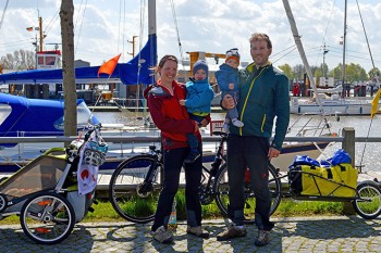 Mit zwei kleinen Kindern mit dem Fahrrad durch Deutschland zu radeln ist nicht nur möglich, sondern macht auch Spaß! | Foto: Archiv Reinsch