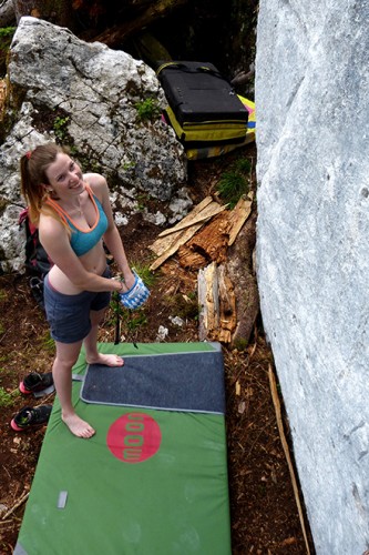 Moon Warrior Crashpad Test: Foto Bene Hirschmann