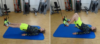 Beinbeuger TRX: Sommer-Training für Freerider par excellence. | Foto: Lukas Ebenbichler