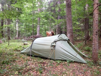 Das Nordisk Halland 2 PU ist ein Zelt für Trekkingtouren.| Foto: Stefanie Ott