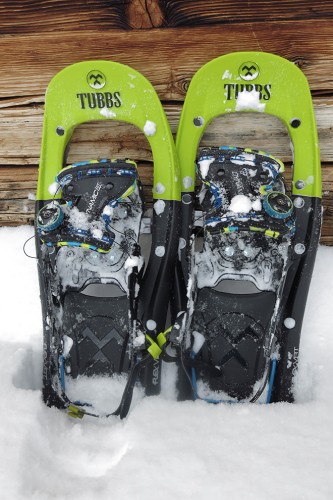 Tubbs Flex VRT 24 Schneeschuhe - ideal in schwierigem Gel&auml;nde. | Foto: Holger Stark