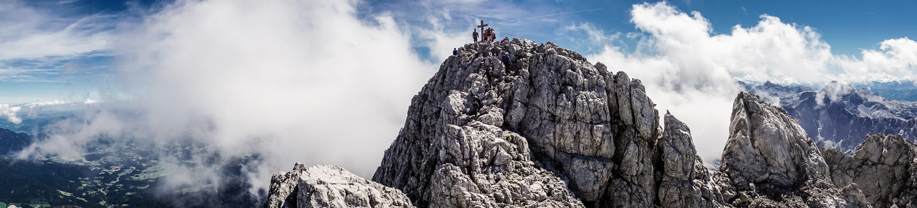 Der Gipfel des Hochkalter steht oft im Schatten des Watzmann - zu unrecht! | Foto: Franz Güntner