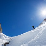 Allein bei Spitzkehren an Steilh&auml;ngen stie&szlig; die Kombination aus K2 Wayback 88 ECOre und Marker Kingpin an ihre Grenzen. | Foto: Markus Stadler
