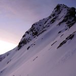 Morgenlicht im Skidepot: Lukas Ruetz am Vorderen Grie&szlig;kogel. | Foto: Arnold Zimprich