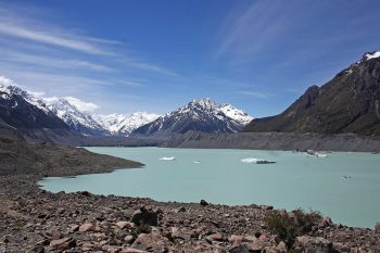 Die Eisberge im Lake Tasman wecken arktische Gefühle. | Foto: Kirstin Schuchardt