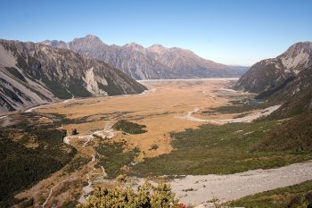 Die Ortschaft Mount Cook Village ist die beste Basis für Touren im Nationalpark. | Foto: Kirstin Schuchardt