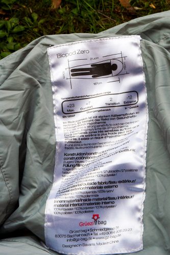 Beim 2-lagigen Biopod Zero besteht die Füllung in der 1. Lage zu 88% aus Schurwolle. Die 2. Lage aus Polyester (Kunstdaune) dient zur optimalen Wärmeregulation. | Foto: Jens Blume