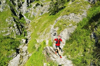 Vertrauensbeweis - mit Holzbohlen gesicherte Stelle auf dem Paindlsteig. | Foto: Purucker/Reichart