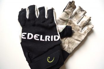 Edelrid Work Glove Open - Extras und Details bietet er kaum, dafür bleibt er lange erhalten | Foto: Basti Fiedler