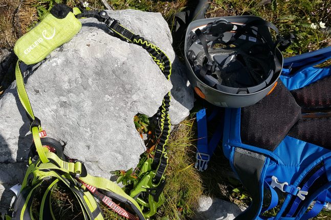 Edelrid Cable Comfort 5.0 Klettersteigset im Test | Foto: Mike Pracht
