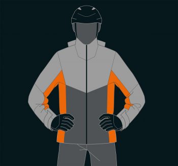 Das Mammut Thermo Management System erreicht optimalen Wetterschutz, W&auml;rmer&uuml;ckhalt, Feichtugkeitstransport und hohe Atmungsaktivit&auml;t. | Foto: Mammut
