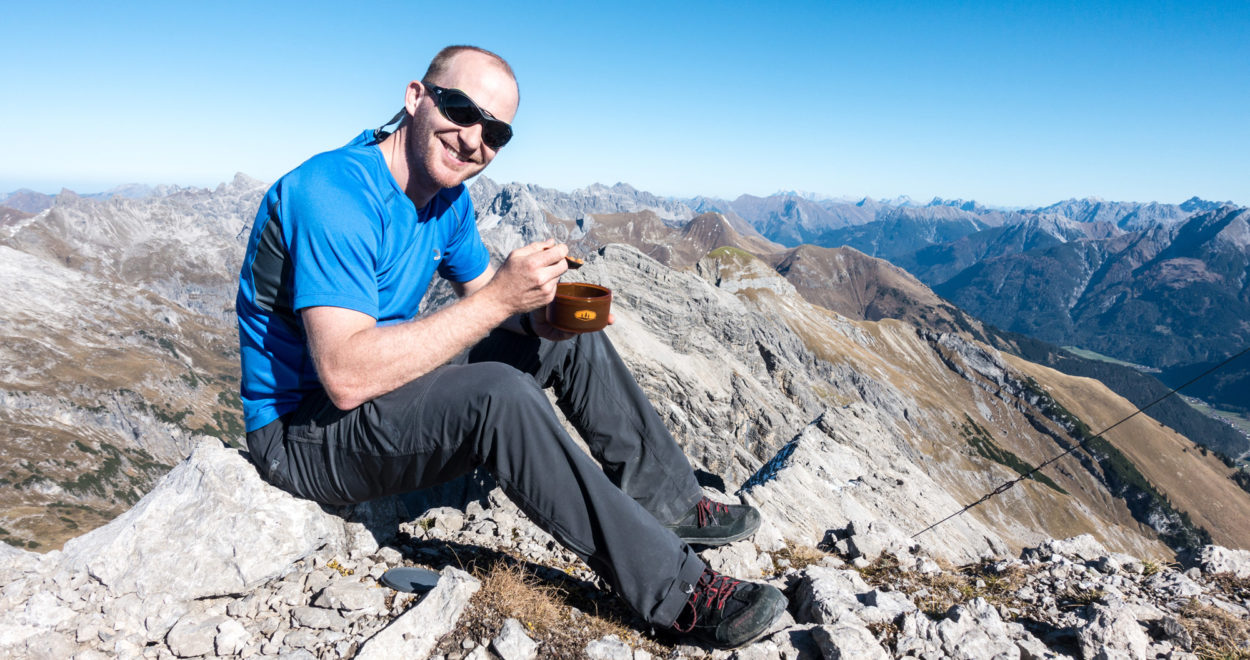 Super Panorama und eine warme Malzeit, was will man mehr! | Foto: Martin L&ouml;hle