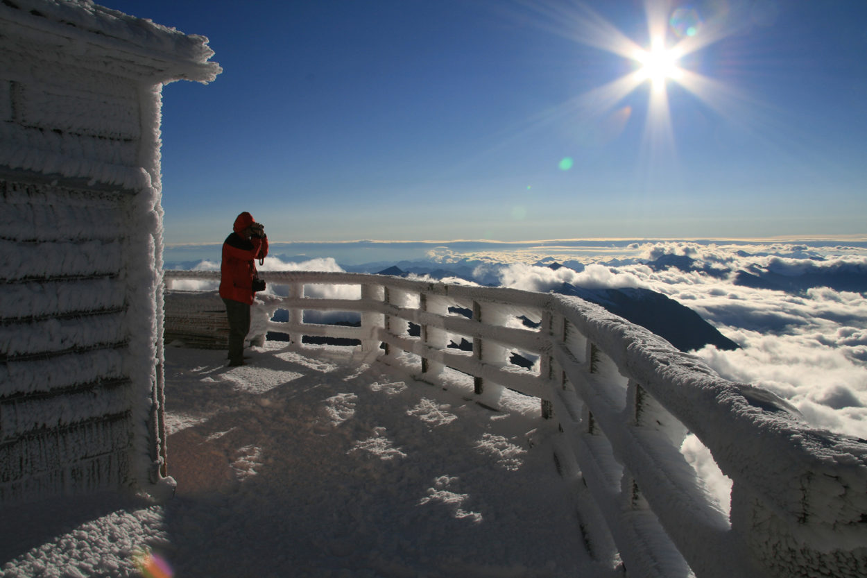 Unglaubliche Winterimpressionen mitten im August. | Foto: Erzherzog-Johann-Hütte