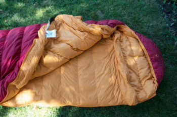 Innenfutter des Exped Lite Schlafsacks
