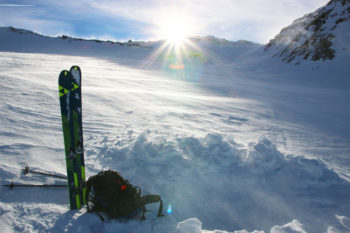 Fischers "Topmodell" f&uuml;r die neue Skitouren-Saison - der Transalp 90. | Foto: Lukas Ruetz