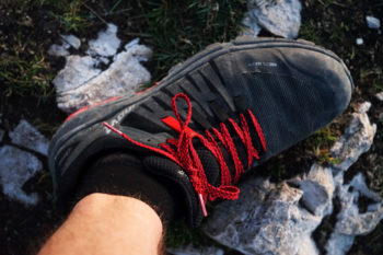 Bei einem Morgenlauf am Brauneck erstrahlen die inov-8 Roclite 315 GTX in vollem Glanz. | Foto: Arnold Zimprich