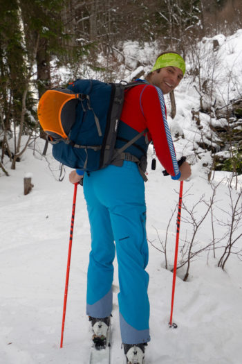 Ein Skitourengeher