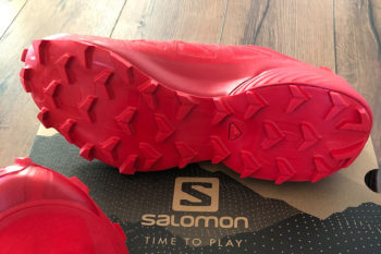 Ansicht der Sohle des Salomon Speedcross 5.