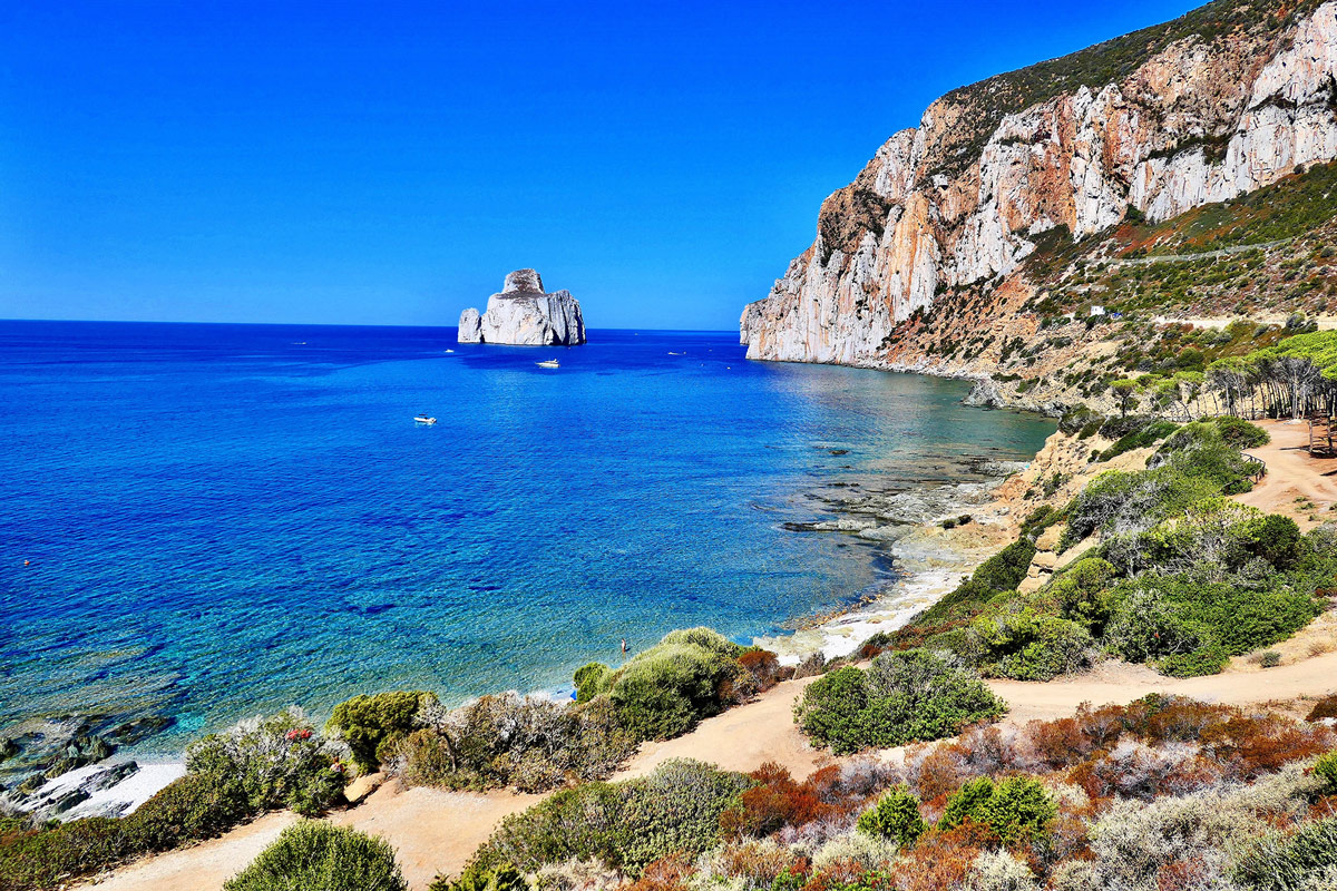 Bucht auf Sardinien