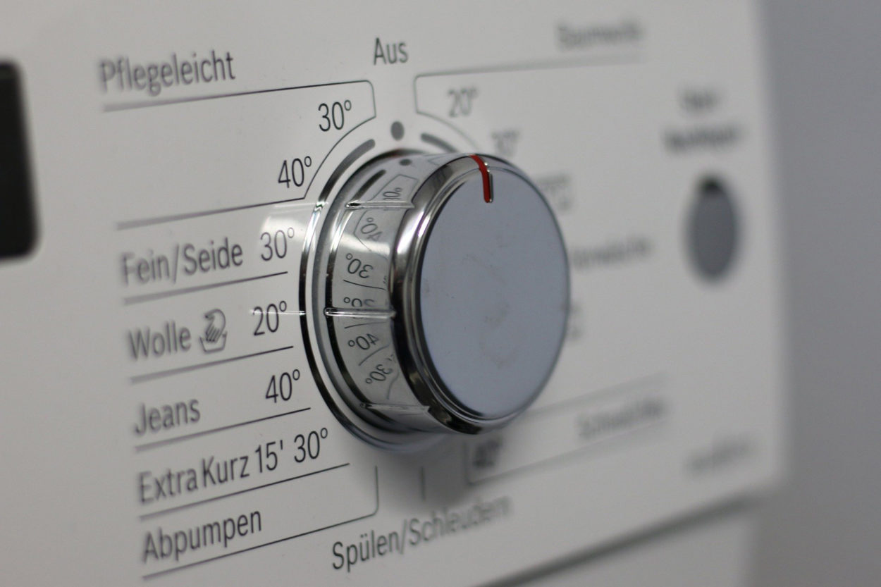 Waschprogramm Auswahl