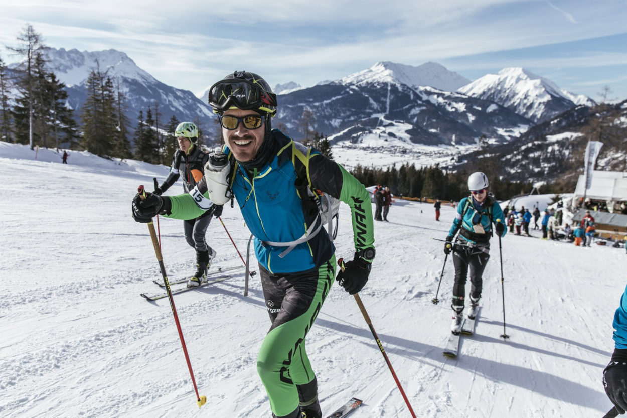 Sebastian Krejci beim Skitourenrennen