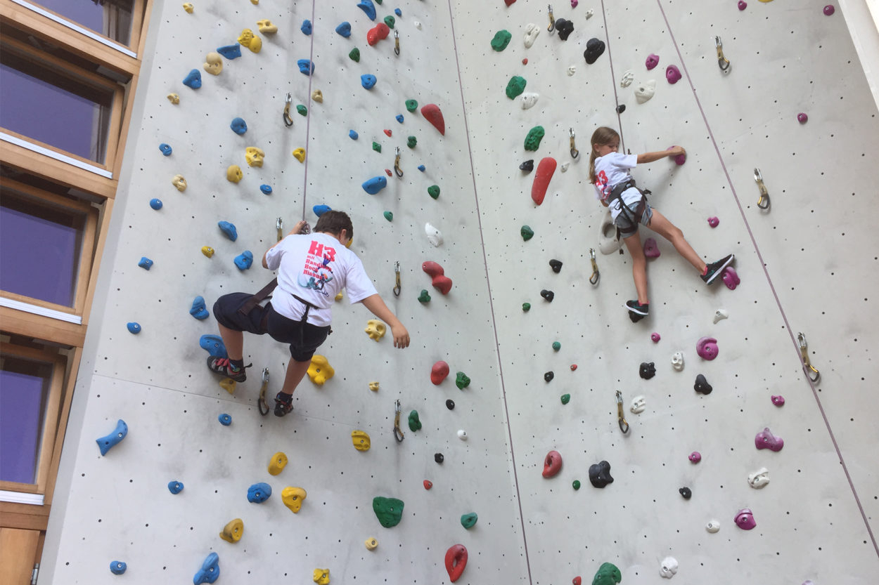 Die H3 Klettergruppe in Weyarn